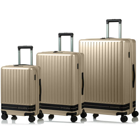 CHAMPS - Fresh II Collection 3pc Expandable Hardside Luggage Set