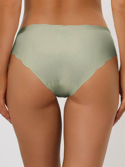 Allegra K- Unlined Panties Stretch Invisible Brief