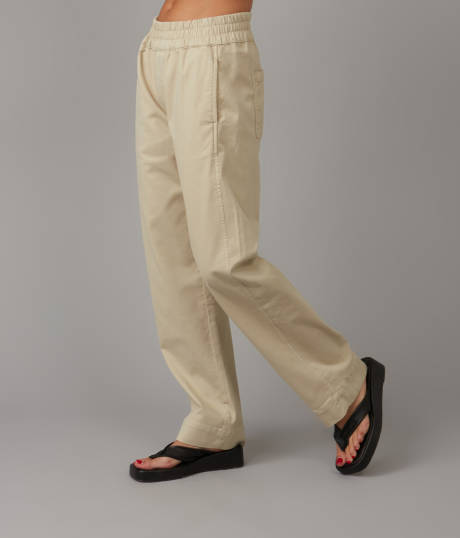 Lola Jeans ELENA-SAND - Pantalon taille haute à enfiler