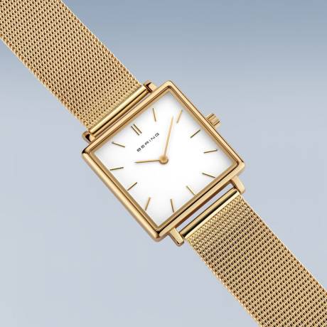 BERING - 26mm Ladies Classic Stainless Steel Watch In Yellow Gold/Yellow Gold