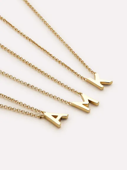 Ana Luisa - Gold Initial Necklace - Letter Necklace - K