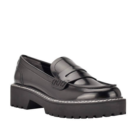Chaussures plates Calvin Klein en noir
