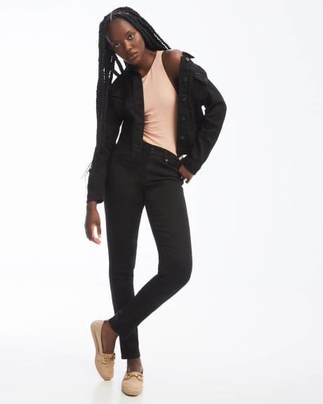 LOIS -Steph Fitted Black Jeans Jacket