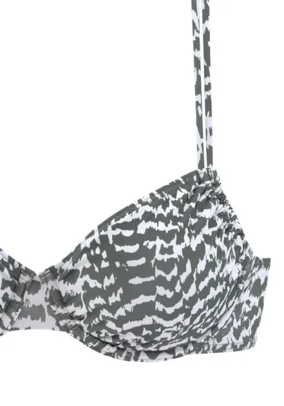 Lascana - Animal Print Underwire Bikini Top
