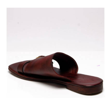 Sandale plate minimale Mila en noir