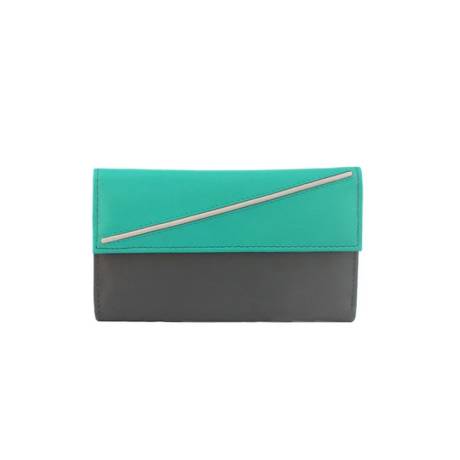 Eastern Counties Leather - Andria Colour Block Leather Coin Purse