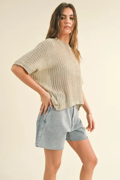 Evercado - Light Knitted Loose Top