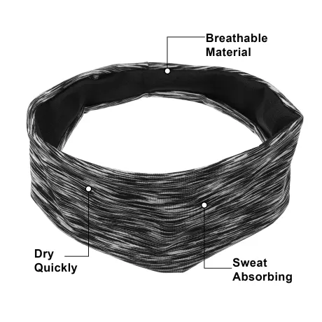 Unique Bargains - Stretchy Sport Headband Yoga Sweatband