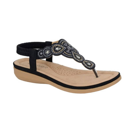 Cipriata - Womens/Ladies Mazzina Jewelled Toe Post Sandals