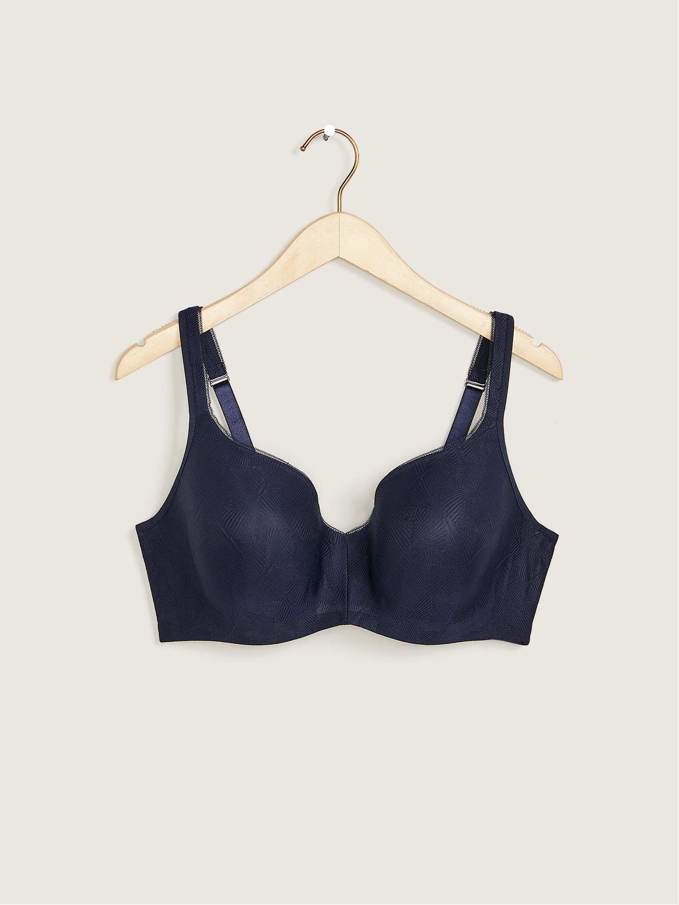 Contour Padded T-Shirt Bra with Lace - Déesse Collection