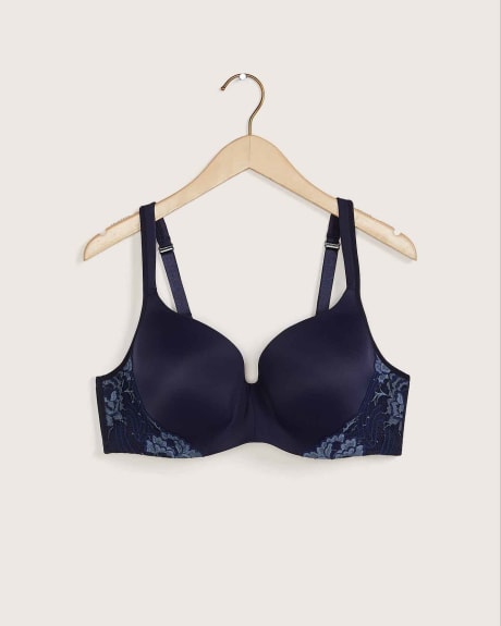 Essential Padded T-Shirt Bra With Lace - Déesse Collection