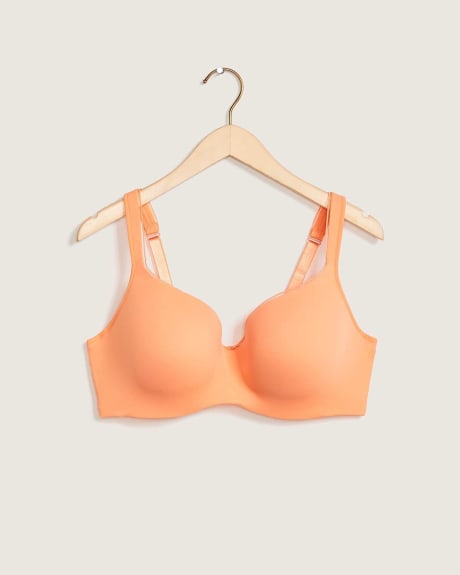 Underwire Padded T-Shirt Bra With Lace Back - Déesse Collection