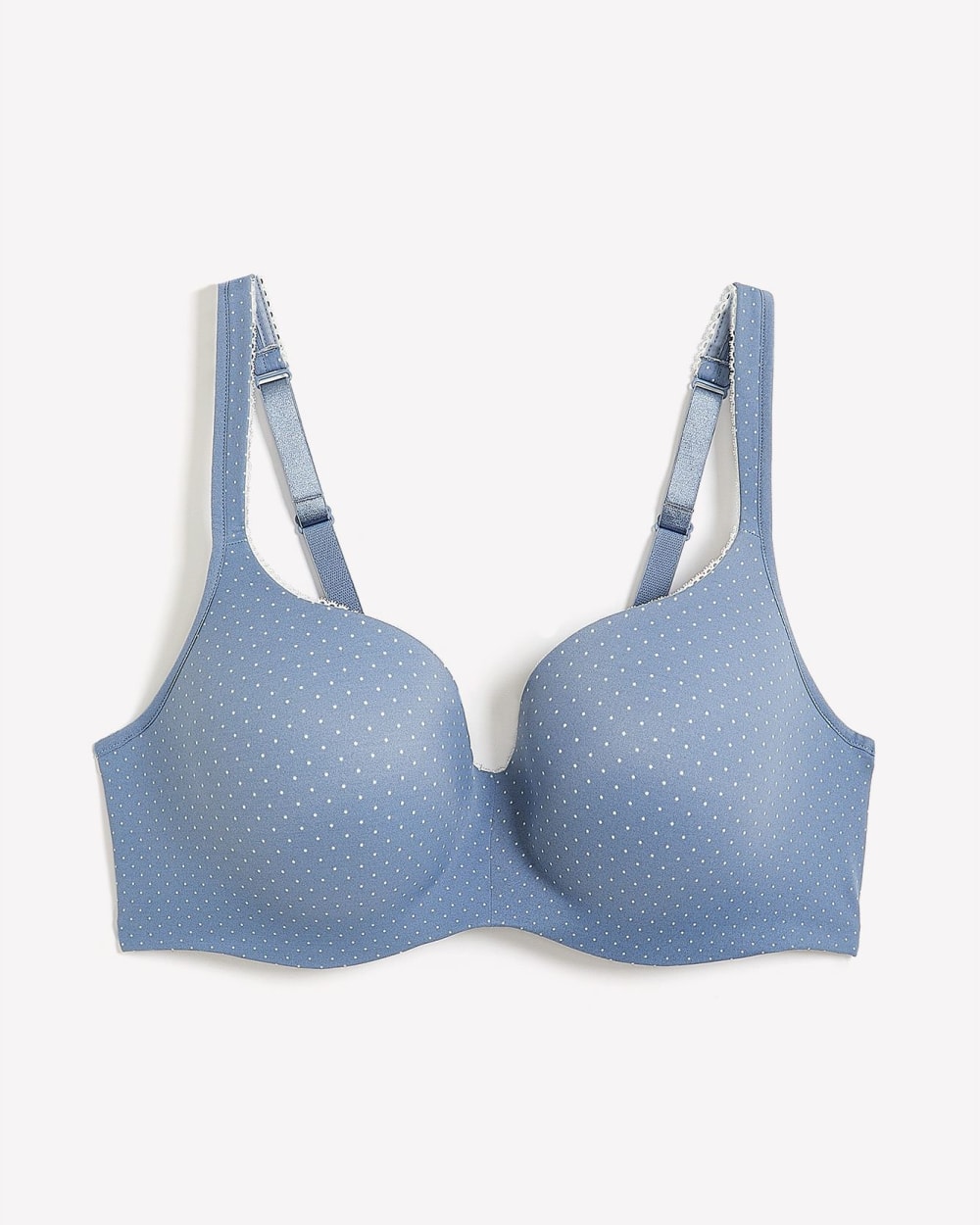 Underwire Dotted T-Shirt Bra with Picot Trim - Déesse Collection