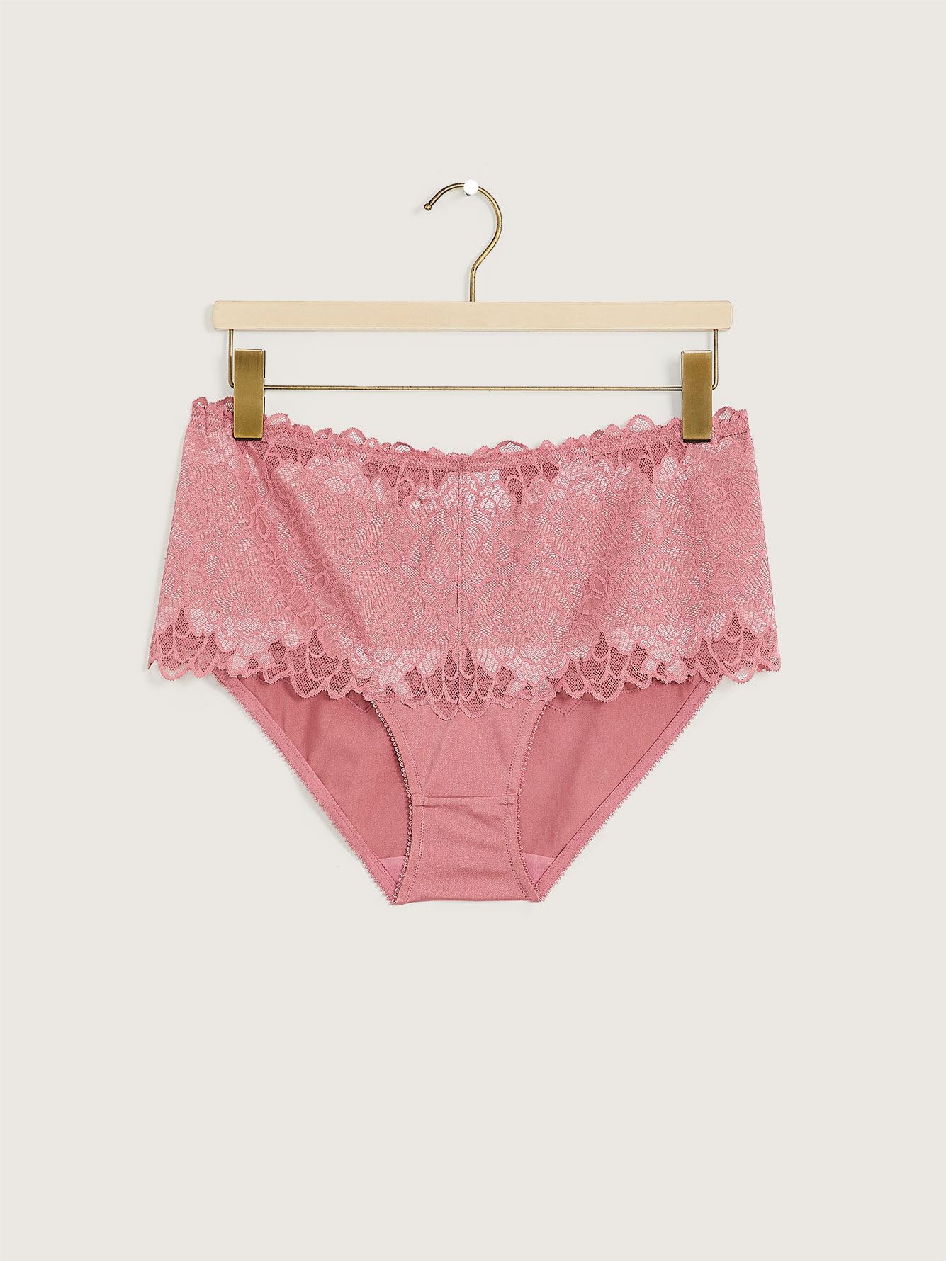 Femme Couture Full Brief with Lace Waistband - Déesse Collection