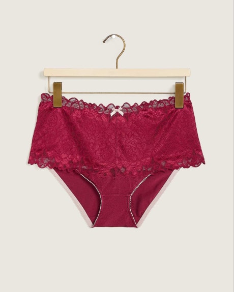 Full Brief With Lace Waist - Déesse Collection