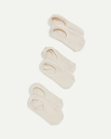 Mesh No-Show Socks, set of 3