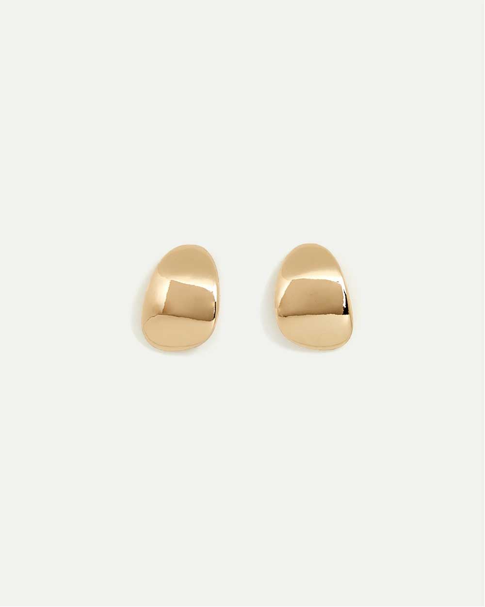 Organic Shaped Post Earrings