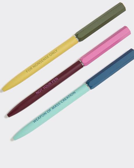 Stylos à bille avec citation