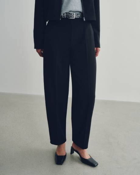 Mid-Rise Barrel Pants - The Timeless
