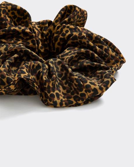 Chouchou &agrave; motif l&eacute;opard