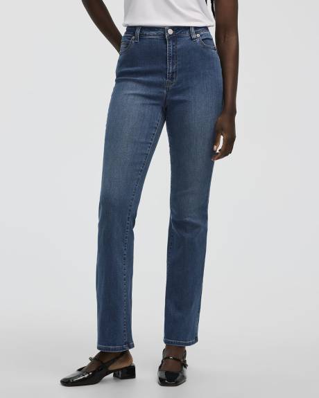 Boot-Leg Mid-Rise Jean - Petite