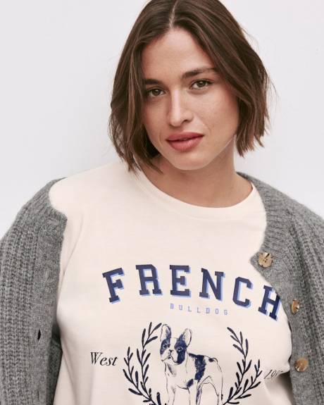 Long-Sleeve Crew-Neck Sweatshirt