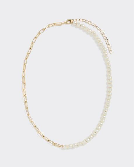 Paperclip Chain with Pearls