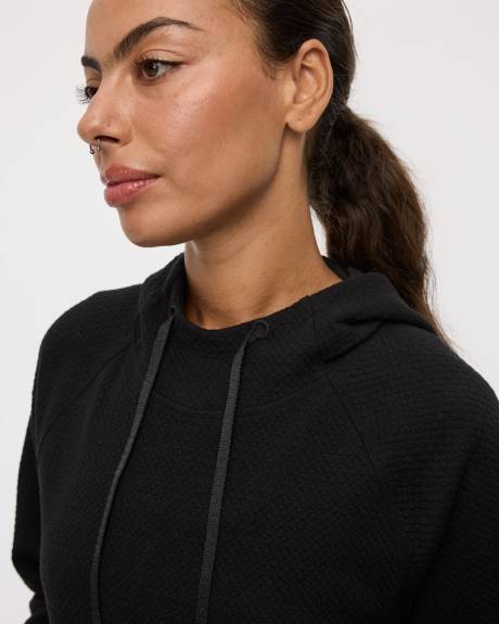 Tunique à capuchon en jacquard - Hyba