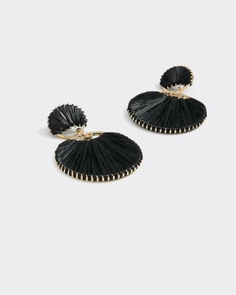 Raffia Pendants Earrings