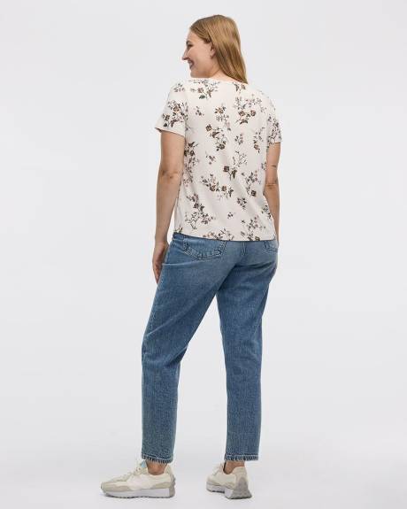 T-shirt à col V - R Essentials