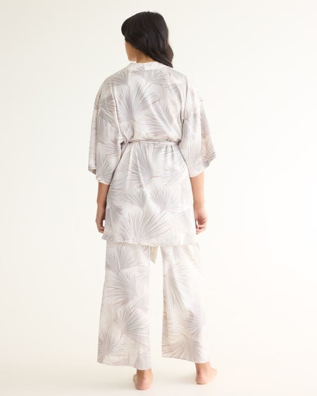 Peignoir kimono en satin - R Line
