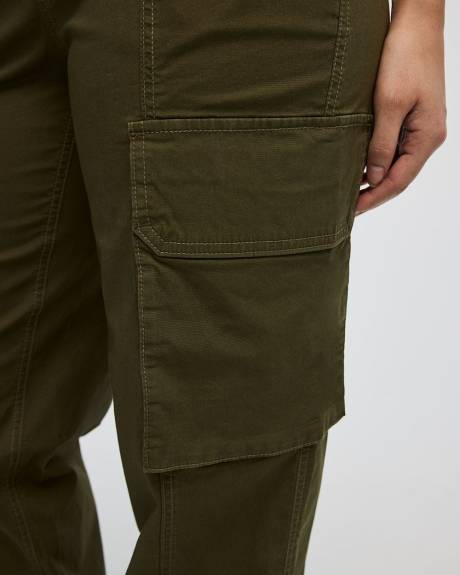 Poplin Jogger with Cargo Pockets