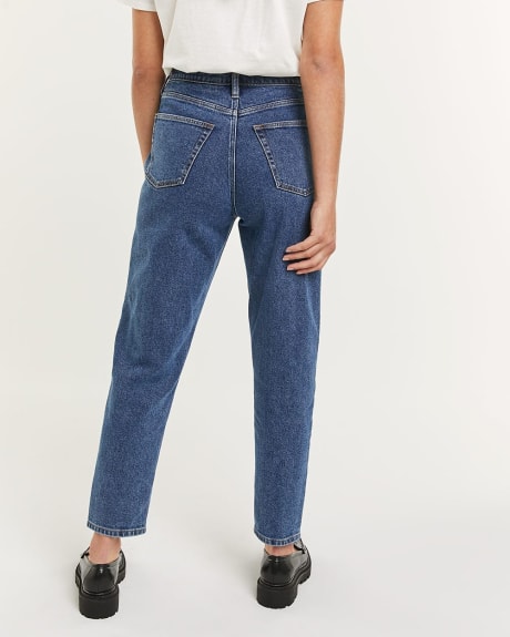 High Rise Tapered Leg Mom Jeans