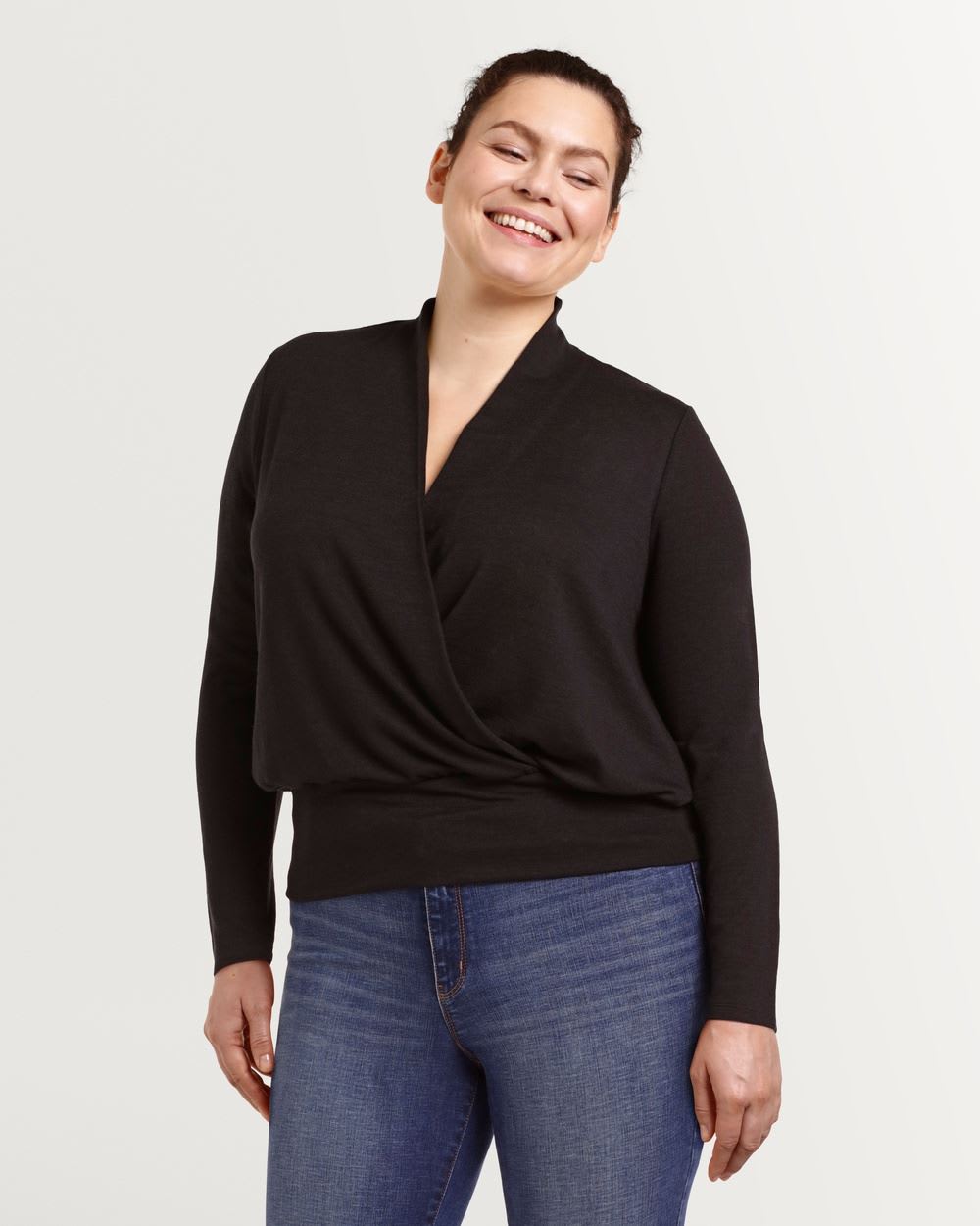 Light Snit Wrap Pullover