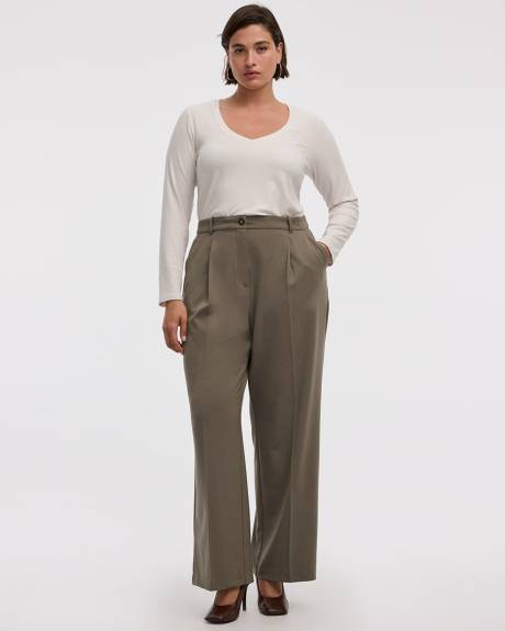 Wide-Leg High-Rise Pant - The Timeless - Curvy Fit