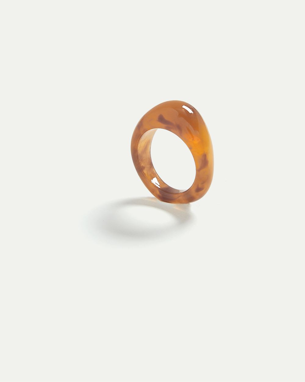 Plastic Marble Ring