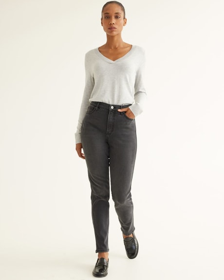 Slim-Leg High-Rise Jean