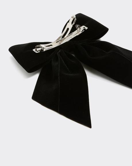 Hair Clip with Velvet Bow