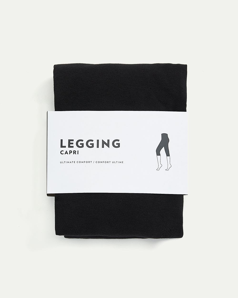 Legging capri avec bordure de dentelle