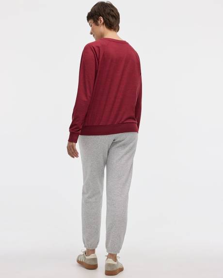 Long-Sleeve Crew-Neck Pullover - Dry-Lux (R) Hyba Essentials