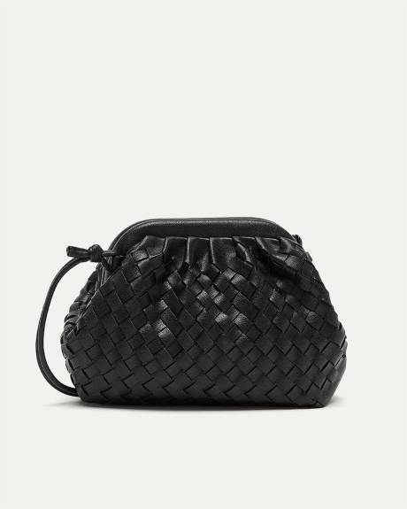 Sac &agrave; main en faux cuir avec bandouli&egrave;re amovible