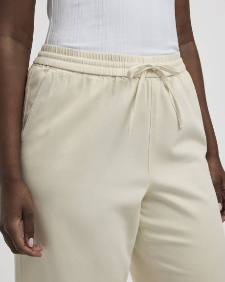 Pantalon capri en denim - Petite