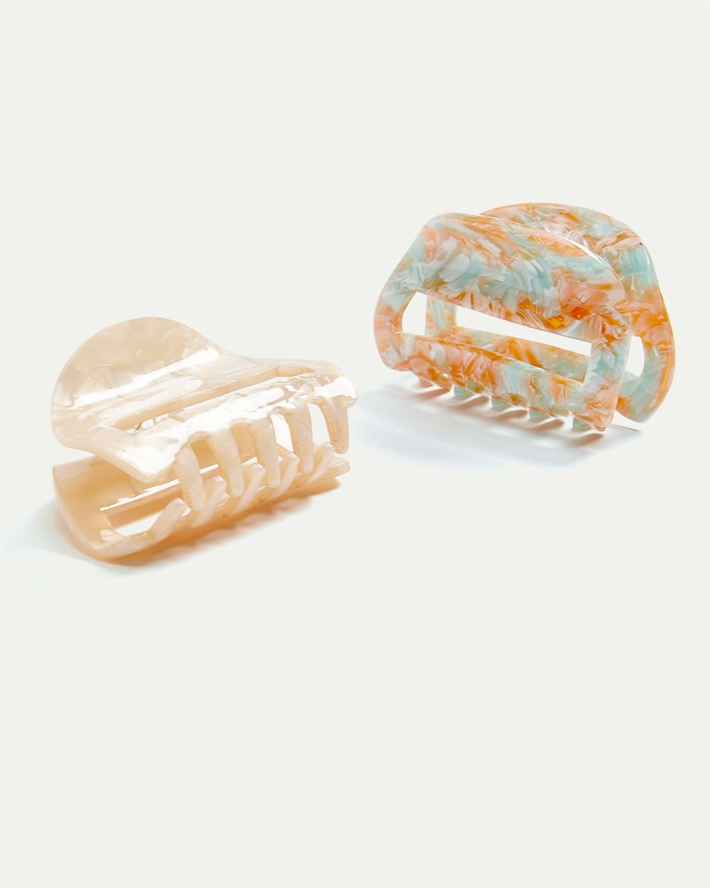 2-Pack Tortoiseshell Claw Clips