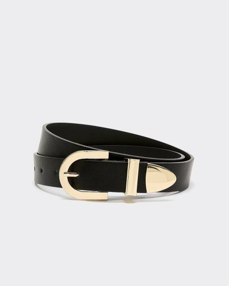Modern Faux Leather Belt