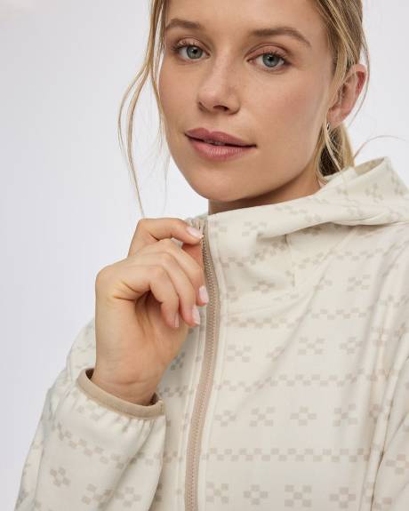 Hooded Polar Fleece Pullover - Hyba