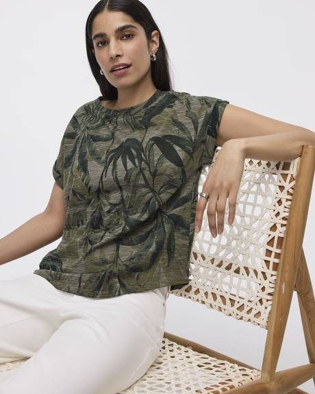 T-shirt à manches courtes et col rond