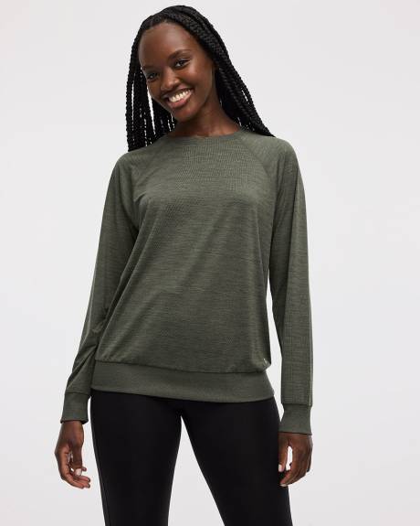 Long-Sleeve Crew-Neck Pullover - Dry-Lux (R) Hyba Essentials