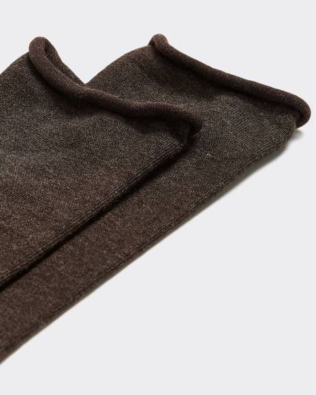 Bas mi-mollet chinés en viscose de bambou