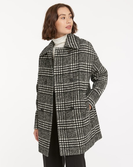 Manteau surdimensionné en mélange de laine