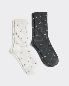Bas classiques avec étoiles - 2 paires